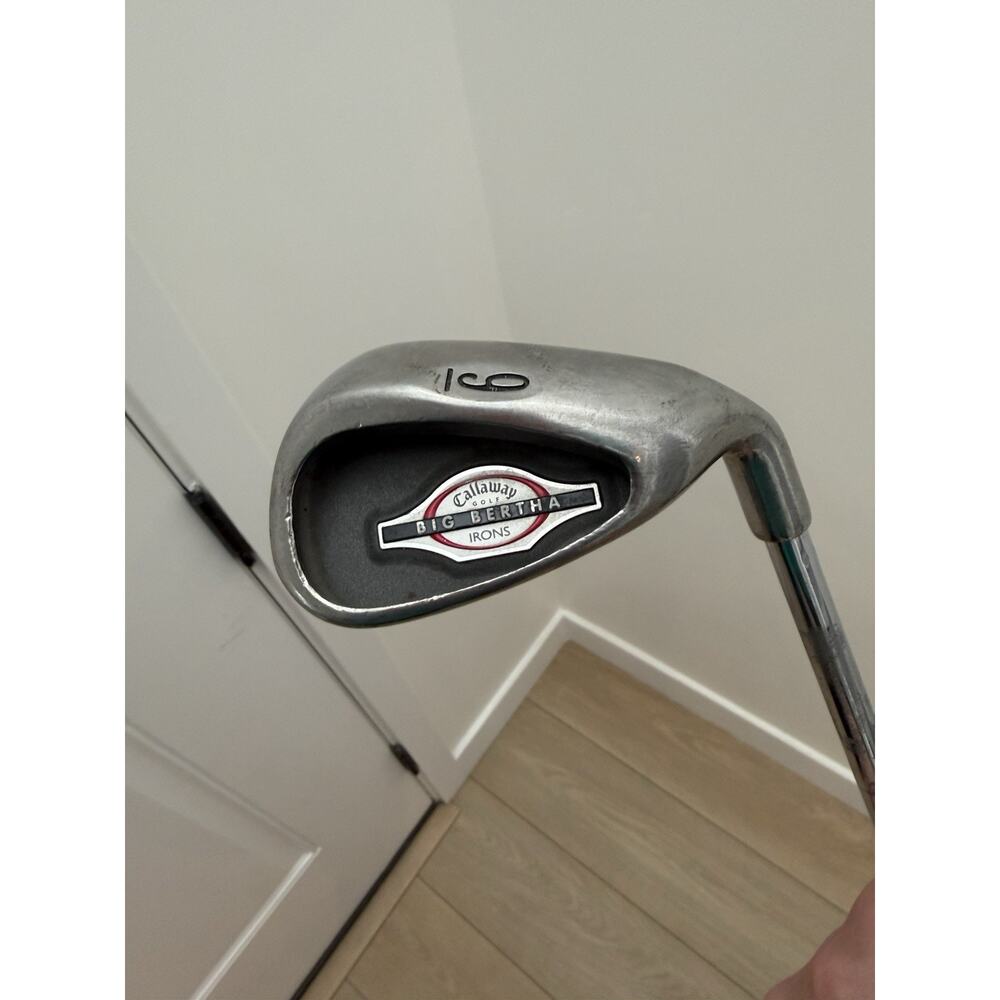 Callaway Big Bertha 9 Iron Steel Uniflex Shaft Men’s RH 37”
